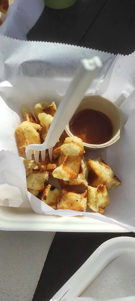 Waffles with Chocolate Sauce